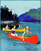 Camp Drawing by W.f. Soare