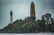 Cape Henry Snow Photograph by Pete Federico