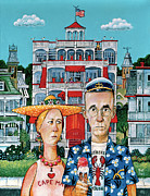 Cape May Gothic Painting by Bill Bell
