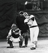Carlton Fisk Swinging Baseball Bat Photograph by Bettmann