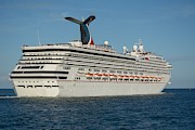 Carnival Liberty headed to Sea Photograph by Bradford Martin