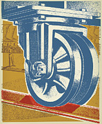 Caster Wheel Drawing by CSA Images Caster Wheel Drawing by CSA Images