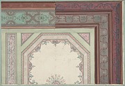 Ceiling Design, Castle Blayney Painting by Jules-edmond-charles Lachaise Ceiling Design, Castle Blayney Painting by Jules-edmond-charles Lachaise