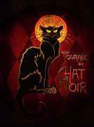 Chat Noir Digital Art by Shanina Conway