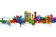 Chattanooga Tennessee Skyline Digital Art by Michael Tompsett