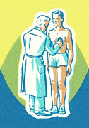 Checkup Drawing by CSA Images Checkup Drawing by CSA Images
