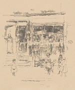 Chelsea Rags Drawing by James Mcneill Whistler Chelsea Rags Drawing by James Mcneill Whistler