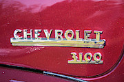 Chevy 3100 Truck Logo Photograph by Kristia Adams
