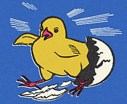 Chick Hatching from an Egg Drawing by CSA Images Chick Hatching from an Egg Drawing by CSA Images