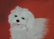 Chloe's Angel Pastel by Carol Corliss
