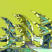 Waves Digital Art by Alexandra Vusir Waves Digital Art by Alexandra Vusir