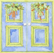 Christmas Cupboard Doors Painting by Jennifer Abbott Christmas Cupboard Doors Painting by Jennifer Abbott