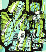 Christmas Manger Scene Drawing by CSA Images Christmas Manger Scene Drawing by CSA Images