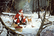 Christmas Party Painting by R.j. Mcdonald