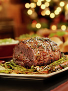 Christmas Roast Beef Dinner Photograph by Lauripatterson