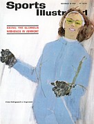 Cindy Hollingsworth, Skiing Sports Illustrated Cover Photograph by Sports Illustrated
