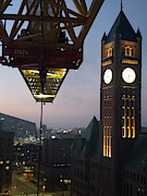 City Hall  Clock Tower Photograph by Peter Wagener