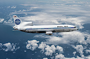 Classic Pan American L-1011 TriStar Mixed Media by Erik Simonsen Classic Pan American L-1011 TriStar Mixed Media by Erik Simonsen