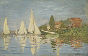 CLAUDE MONET Regates a Argenteuil Regattas at Argenteuil. Date/Period Ca. 1872. Painting. Painting by Claude Monet