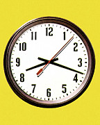 Clock Drawing by CSA Images Clock Drawing by CSA Images