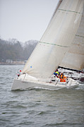 Close Hauled at the Start Photograph by Mark Duehmig