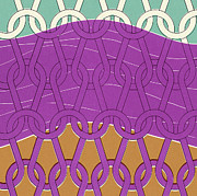 Closeup of Knitting Drawing by CSA Images