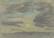 Clouds Over The Sea Painting by Eugene Boudin
