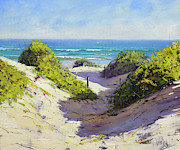 Coastal Dunes Painting by Graham Gercken Coastal Dunes Painting by Graham Gercken