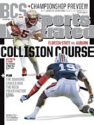 Collision Course Florida State Vs. Auburn, 2013 Bcs Sports Illustrated Cover Photograph by Sports Illustrated
