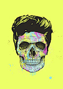Color your skull Mixed Media by Balazs Solti