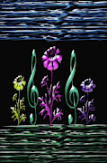 Colorful Floral Art Digital Art by Aimee L Maher ALM GALLERY