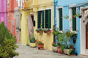 Colors of Burano Italy #4 Photograph by Melanie Alexandra Price