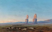 Colossi And Water Buffalo Painting by Alfred Koechlin-schwartz