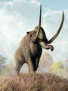 Columbian Mammoth Digital Art by Daniel Eskridge