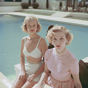 Connelly And Guest Photograph by Slim Aarons