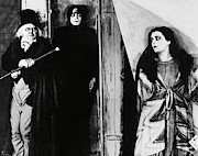 CONRAD VEIDT , LIL DAGOVER and WERNER KRAUSS in THE CABINET OF DR. CALIGARI -1920-. Photograph by Album