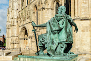 Constantine Statue, York Minster Photograph by David Ross