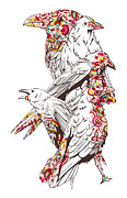 Cool Bird Illustration Digital Art by Matthias Hauser