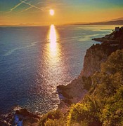 Cote d'Azur Sunset Photograph by Andrea Whitaker Cote d'Azur Sunset Photograph by Andrea Whitaker