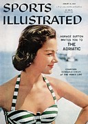 Countess Consuelo Crespi, 1956 Swimsuit Sporting Look Sports Illustrated Cover Photograph by Sports Illustrated