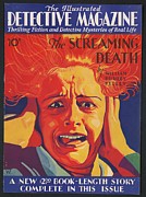 Cover For the Illustrated Detective Magazine For February Painting by Anonymous
