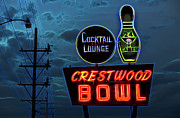 Crestwood Bowl Neon Sign Photograph by Robert FERD Frank