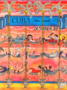 Cuba This Month October 59 Painting by Friedberg