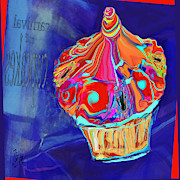 Cupcake Merry Go Round Mixed Media by Zsanan Studio