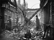 Damaged Library Photograph by Central Press