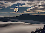 Dance of Clouds and Moon Photograph by Louise Lindsay Dance of Clouds and Moon Photograph by Louise Lindsay