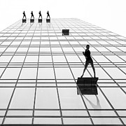 Dancers On The Skyscraper Photograph by Roswitha Schleicher-schwarz
