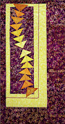 Dancing Geese Tapestry - Textile by Pam Geisel