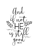 Daniel 3-18 - Christian Bible Verse Quote  Painting by Christian Store