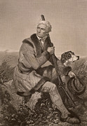 Daniel Boone (1734-1820) Drawing by Artist - Unknown
